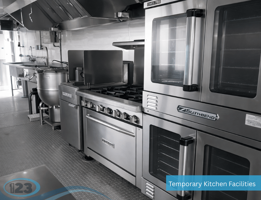 Detroit Mobile Kitchen Trailer Rental: Temporary123 equipment reference