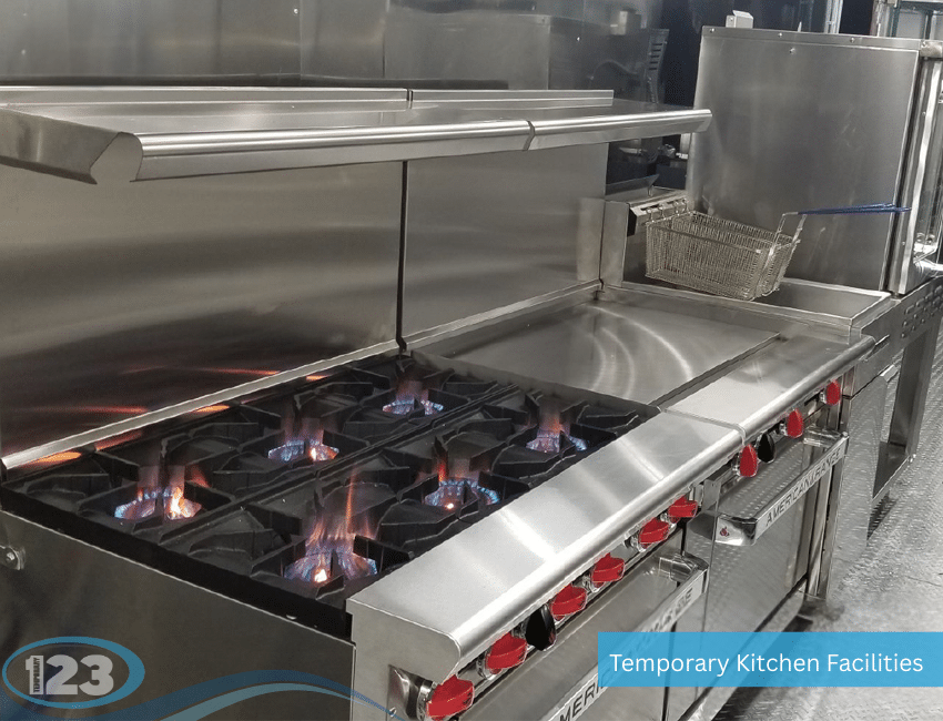 Detroit Mobile Kitchen Trailer Rental: Temporary123 equipment reference